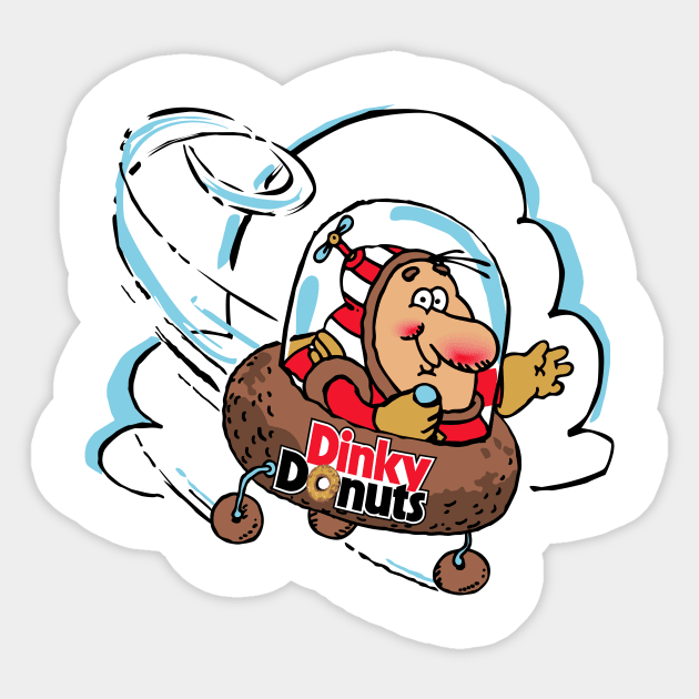 Dinky Donuts Sticker by DustinCropsBoy